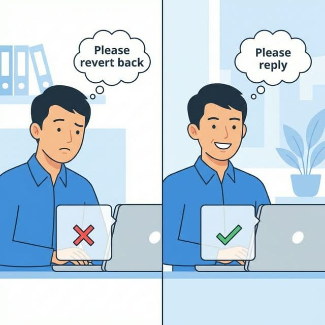 "Please Revert Back": Why It's Wrong + Alternatives