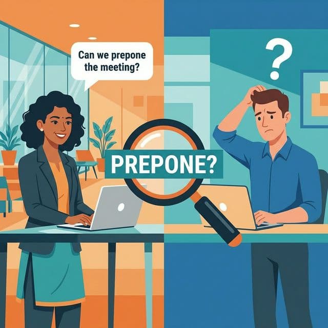 "Prepone" — Is It Real English? What Global Teams Actually Say