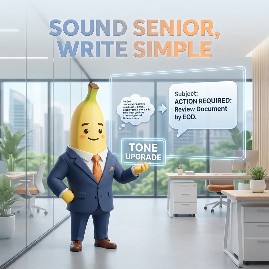 How to Sound More Senior in Emails (Without Using Fancy Words)