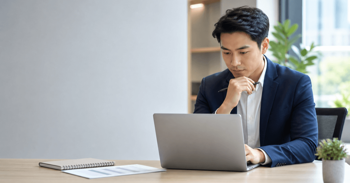Professional editing a workplace email before sending a clear action request
