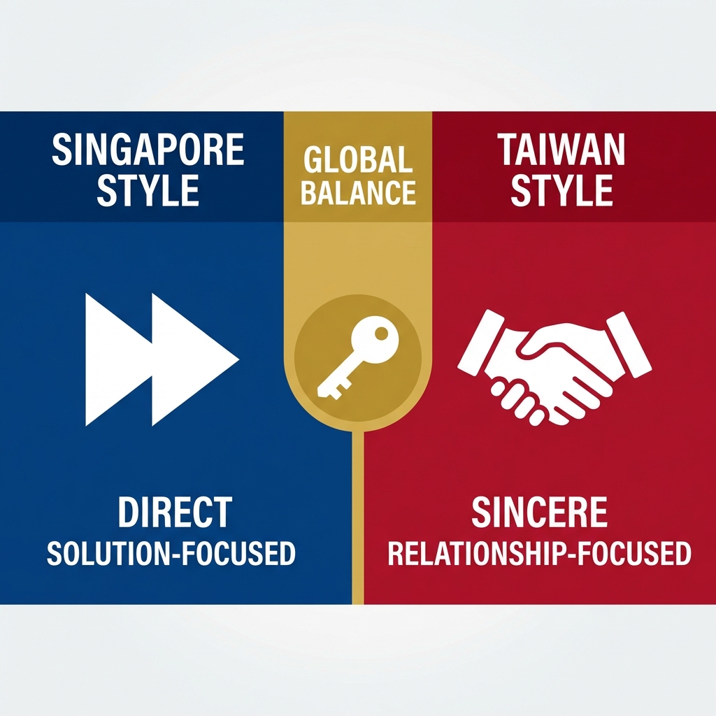 Cultural differences in apology communication between Singapore and Taiwan