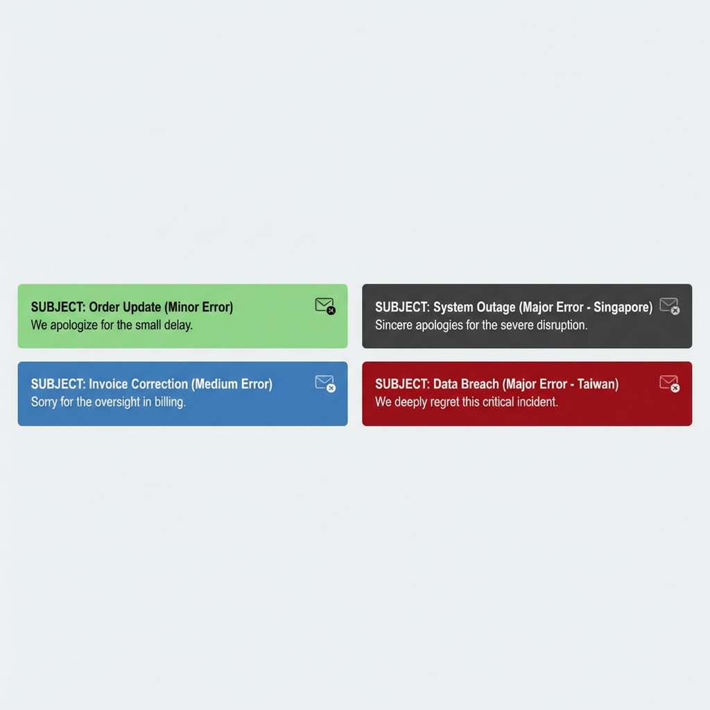 Email examples showing formal business casual and internal communication styles